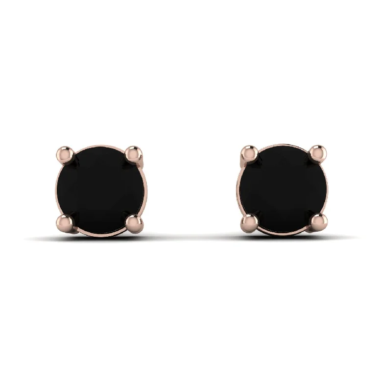 statement chandelier earrings for women-.25ct Black Diamond Earrings - Maci No. 8