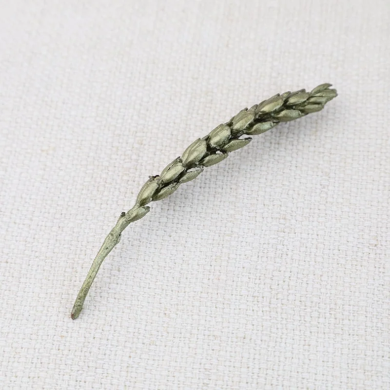 art deco pearl brooch for women-Wheat Brooch