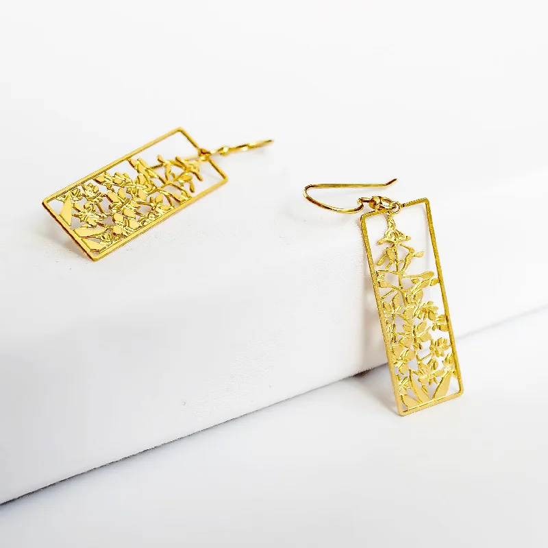 elegant earrings for women-Fireweed Earrings