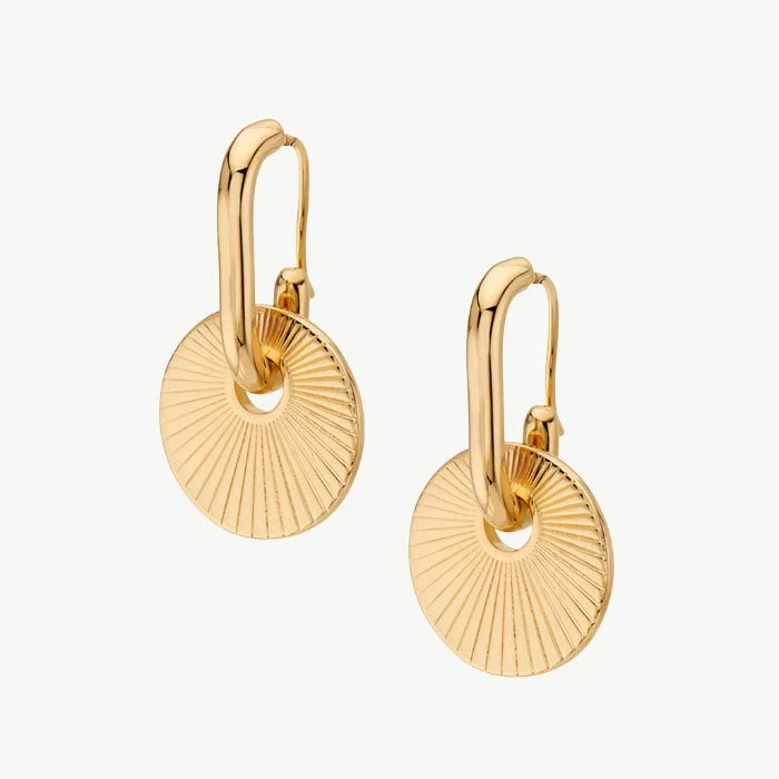 pearl chandelier earrings for women-Jua Capsule Hoop Earrings