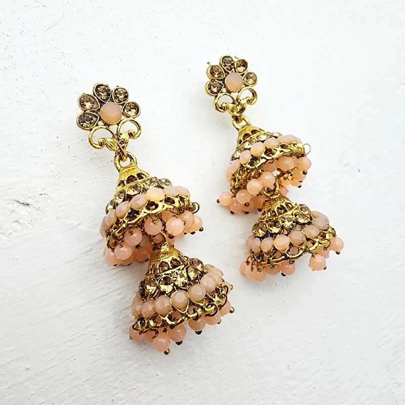 rose gold drop earrings for women-Danica Earrings