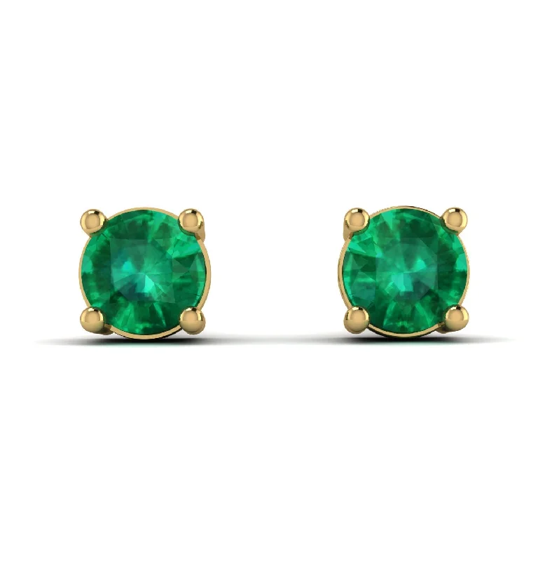 chic hoop earrings for women-.25ct Emerald Earrings - Maci No. 4