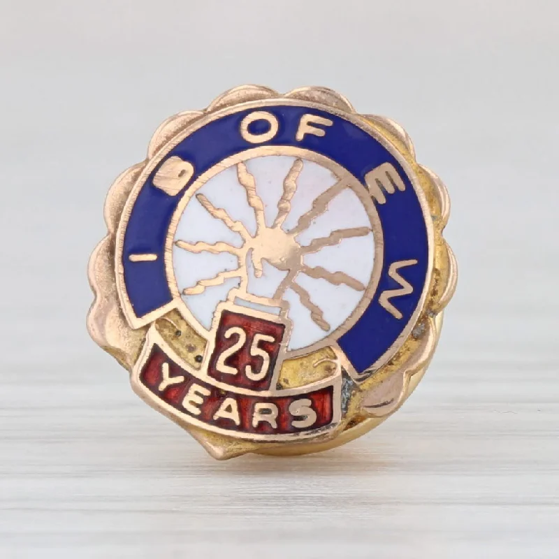 halo engagement rings for women-International Brotherhood of Electrical Workers Pin 25 Years Union Lapel