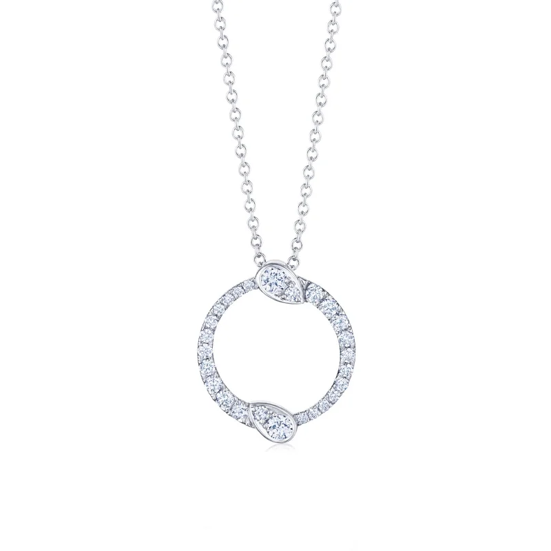 gold chain necklace for women-Eclipse Small Pendant with Diamonds