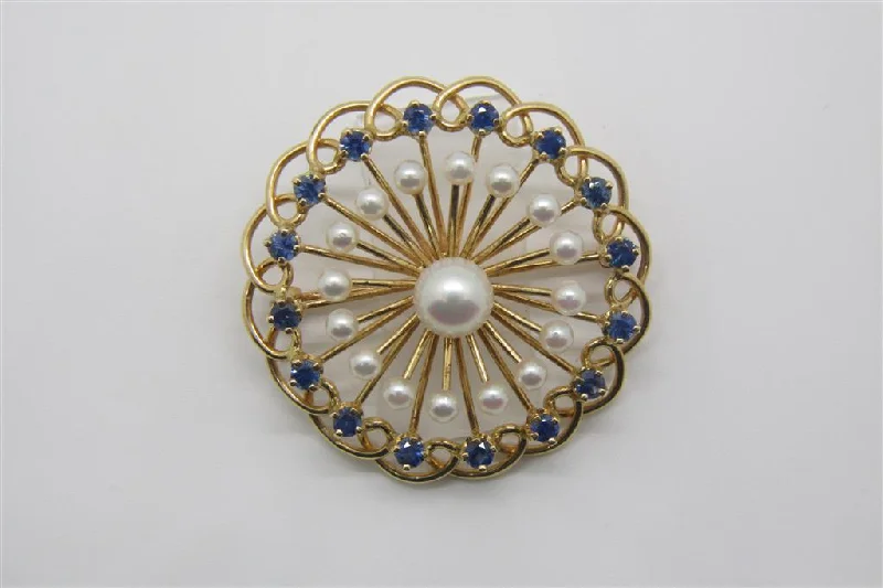 crystal-studded brooch for women-Colored Stone Pins & Brooche