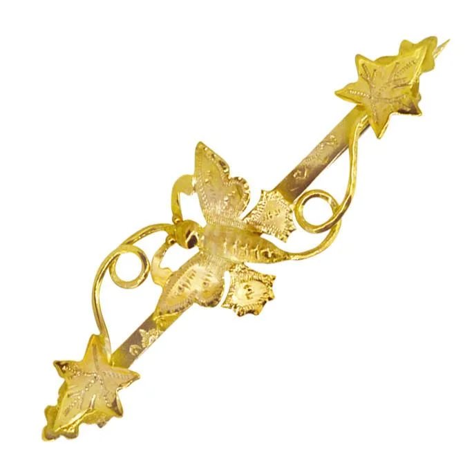 butterfly-shaped brooch for women-Butterfly Bar Brooch