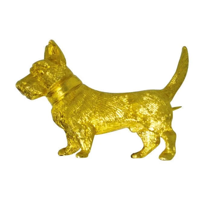 designer brooch for women-Dog Brooch