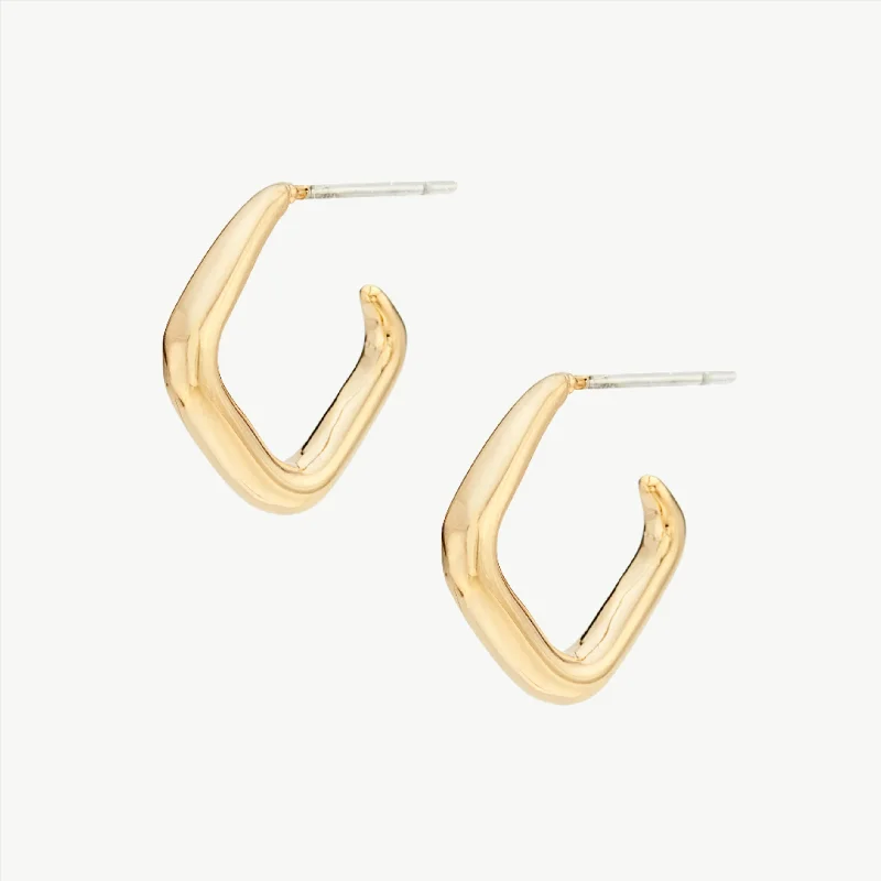 delicate drop earrings for women-Laini Mini Hoop Earrings