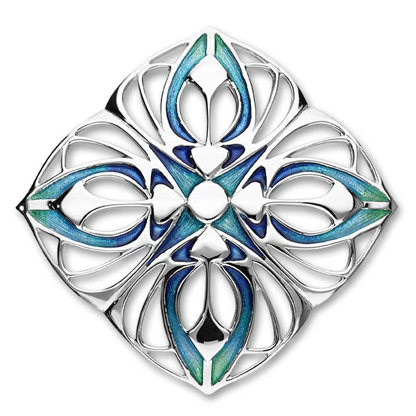 butterfly brooch for women-Pat Cheney Silver Brooch EB726