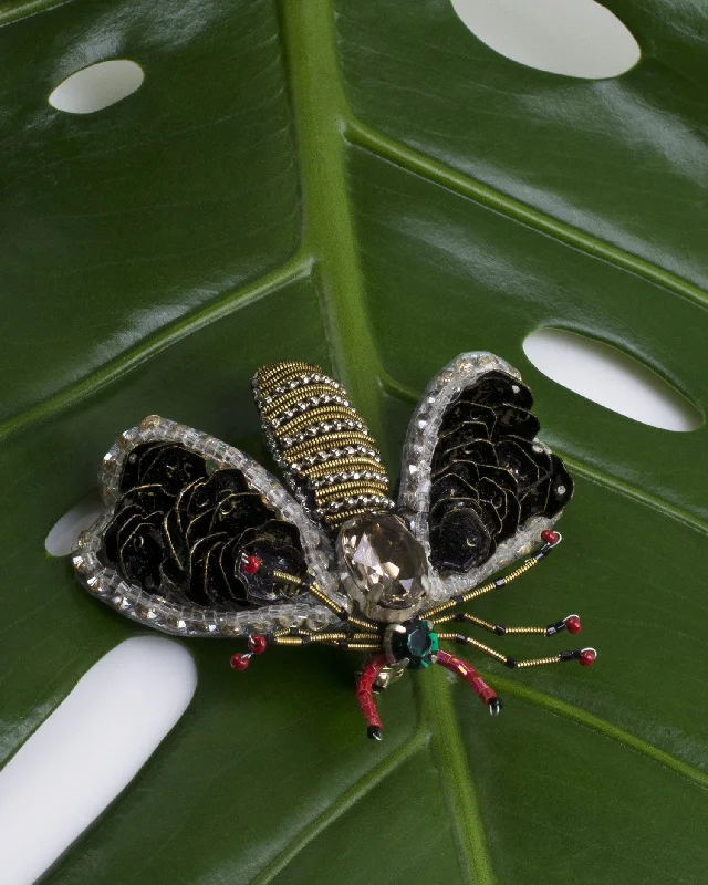 bold brooch for women-Victorian Bumble Bee Brooch