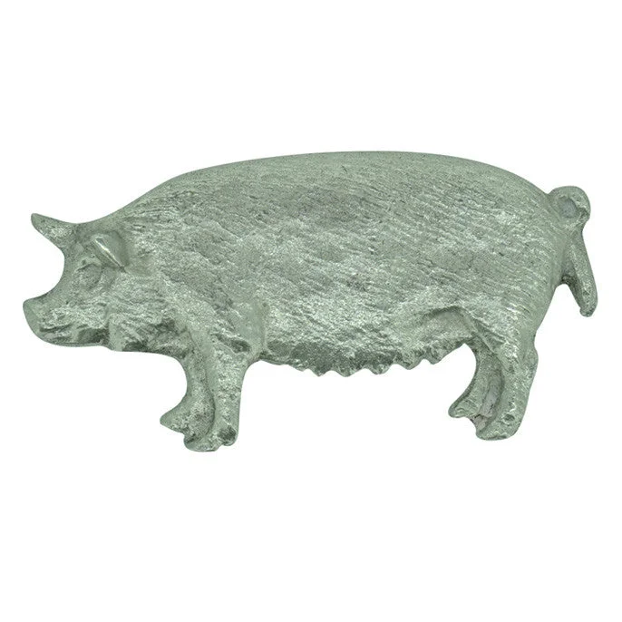 vintage crystal brooch for women-Kenart Pig Brooch